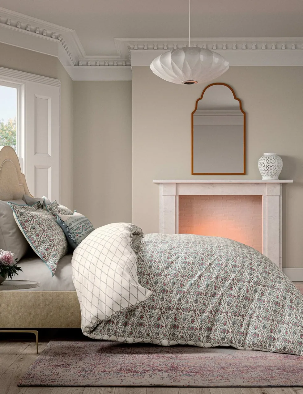 Pure Cotton Indian Lattice Bedding Set