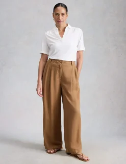 Pure Cotton Jersey Collared Shirt