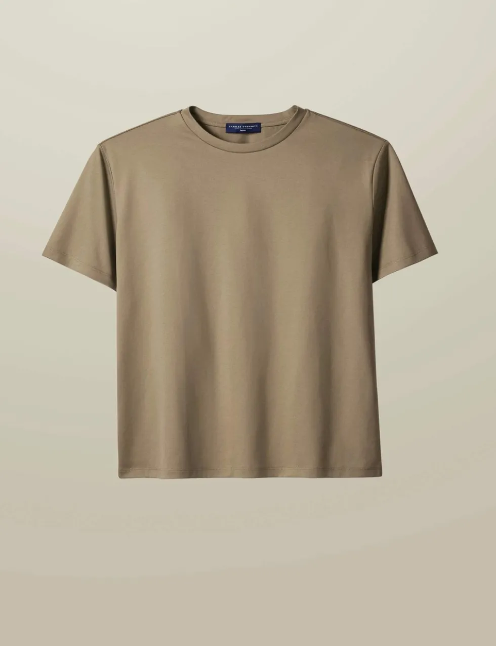 Pure Cotton Jersey Crew Neck T-Shirt