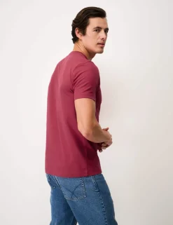 Pure Cotton Jersey Crew Neck T-Shirt