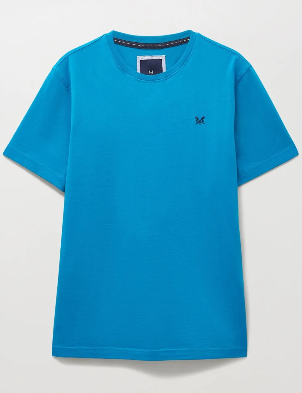 Pure Cotton Jersey Crew Neck T-Shirt