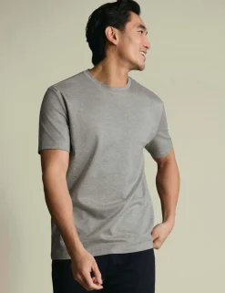 Pure Cotton Jersey Crew Neck T-Shirt