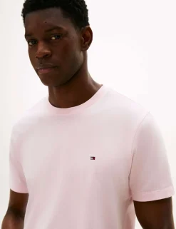 Pure Cotton Jersey Crew Neck T-Shirt
