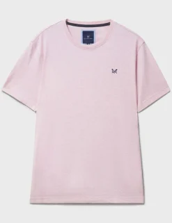 Pure Cotton Jersey Crew Neck T-Shirt