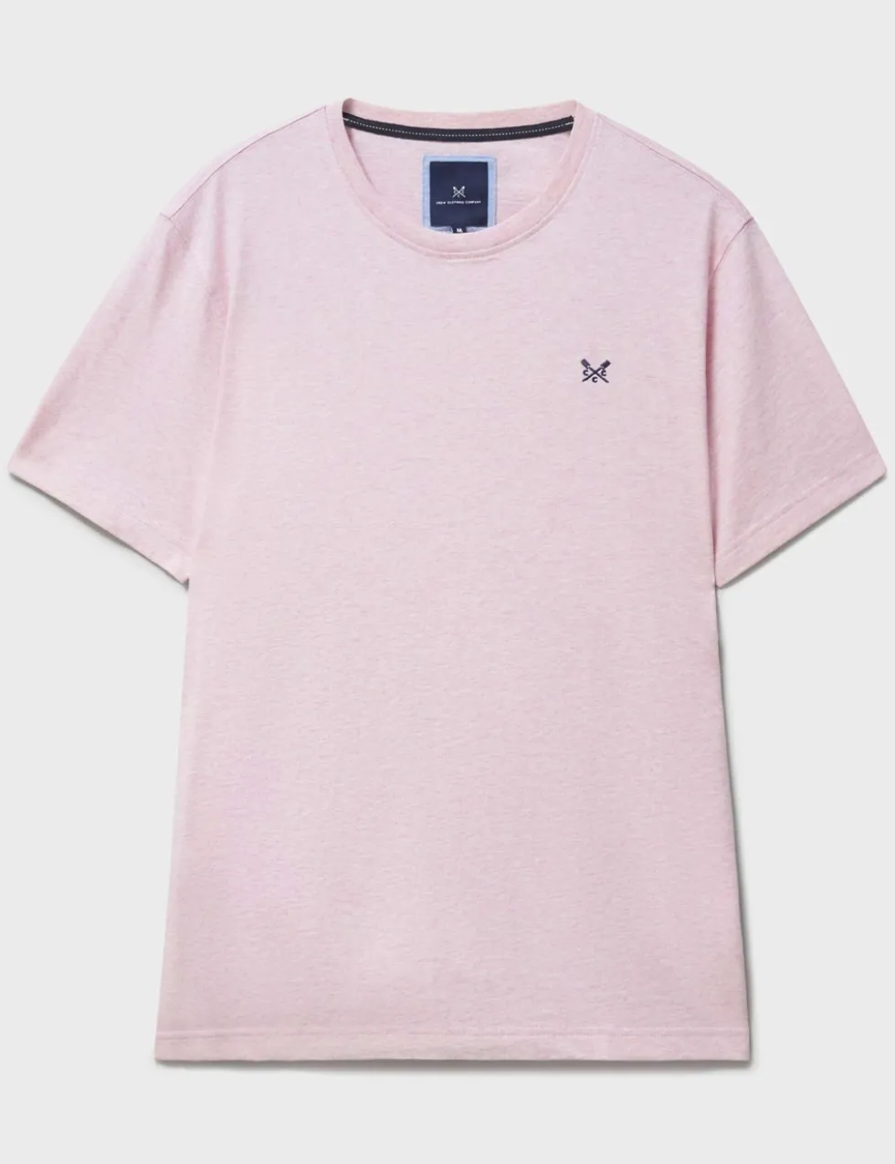 Pure Cotton Jersey Crew Neck T-Shirt