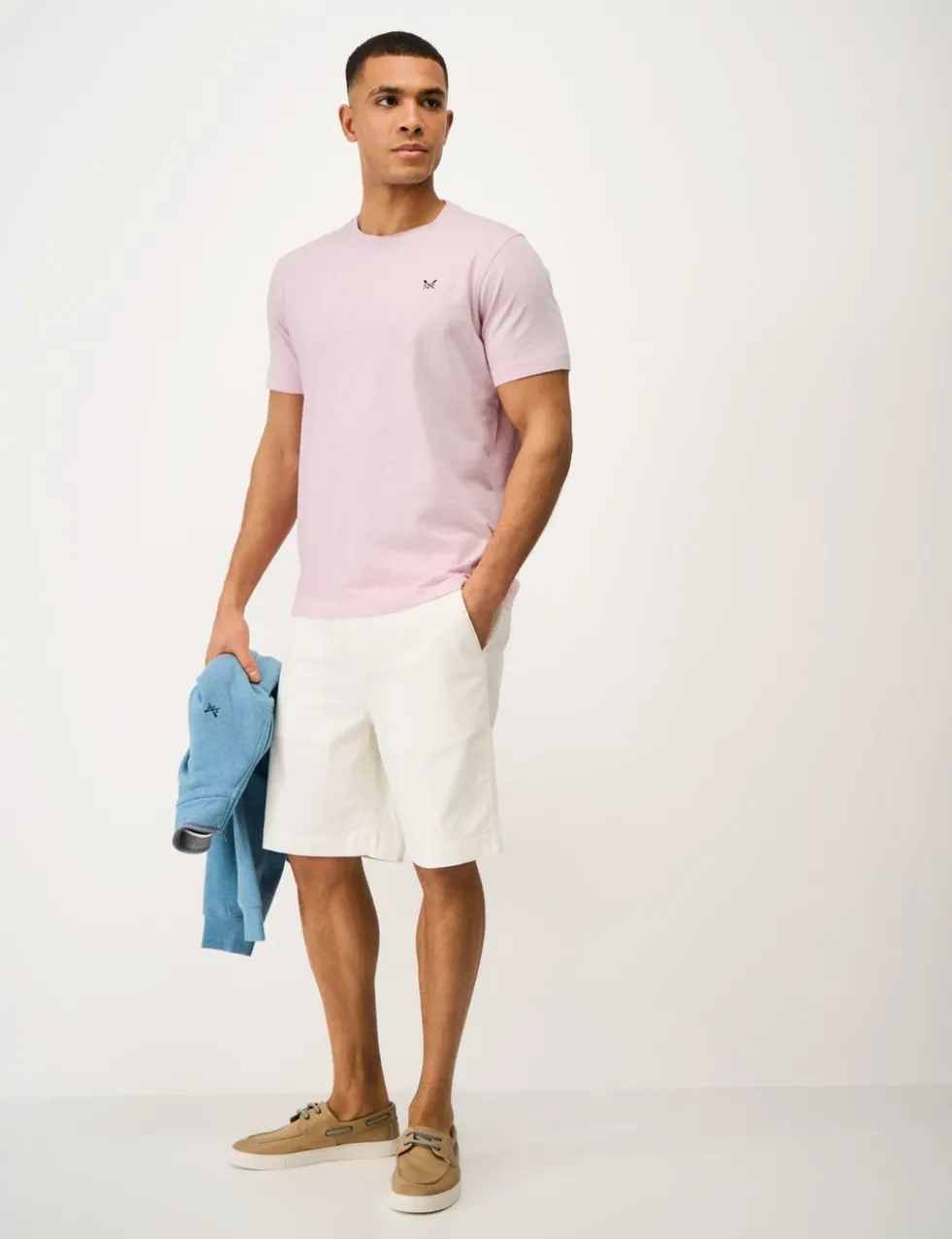 Pure Cotton Jersey Crew Neck T-Shirt