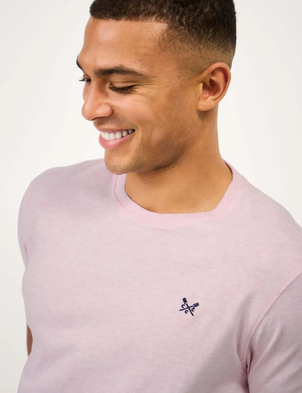 Pure Cotton Jersey Crew Neck T-Shirt