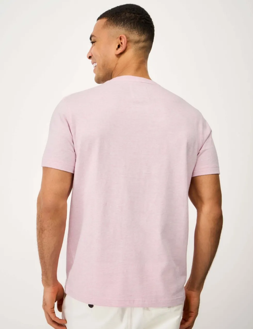 Pure Cotton Jersey Crew Neck T-Shirt