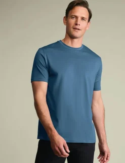 Pure Cotton Jersey Crew Neck T-Shirt
