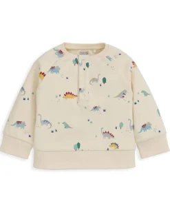 Pure Cotton Jersey Dinosaur Print Pyjamas (3 Mths-3 Yrs)