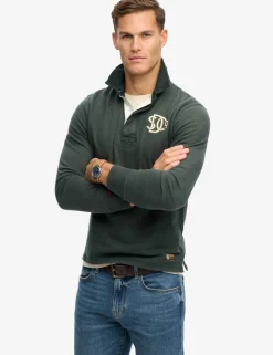 Pure Cotton Jersey Embroidered Rugby Shirt