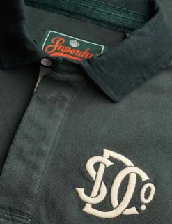 Pure Cotton Jersey Embroidered Rugby Shirt