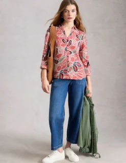 Pure Cotton Jersey Floral Shirt