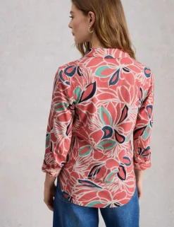 Pure Cotton Jersey Floral Shirt