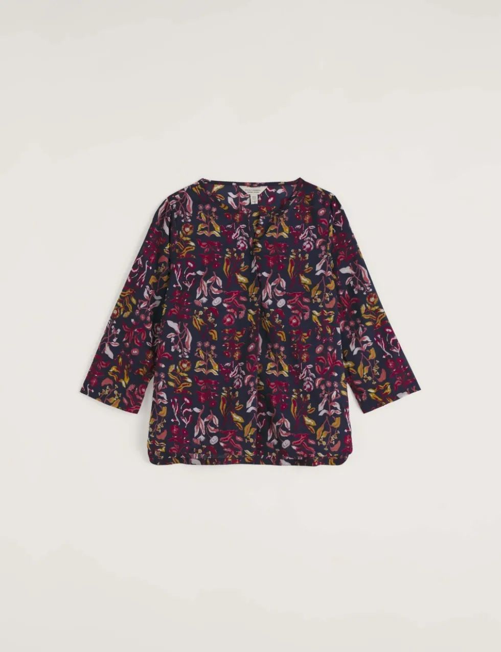 Pure Cotton Jersey Floral Top