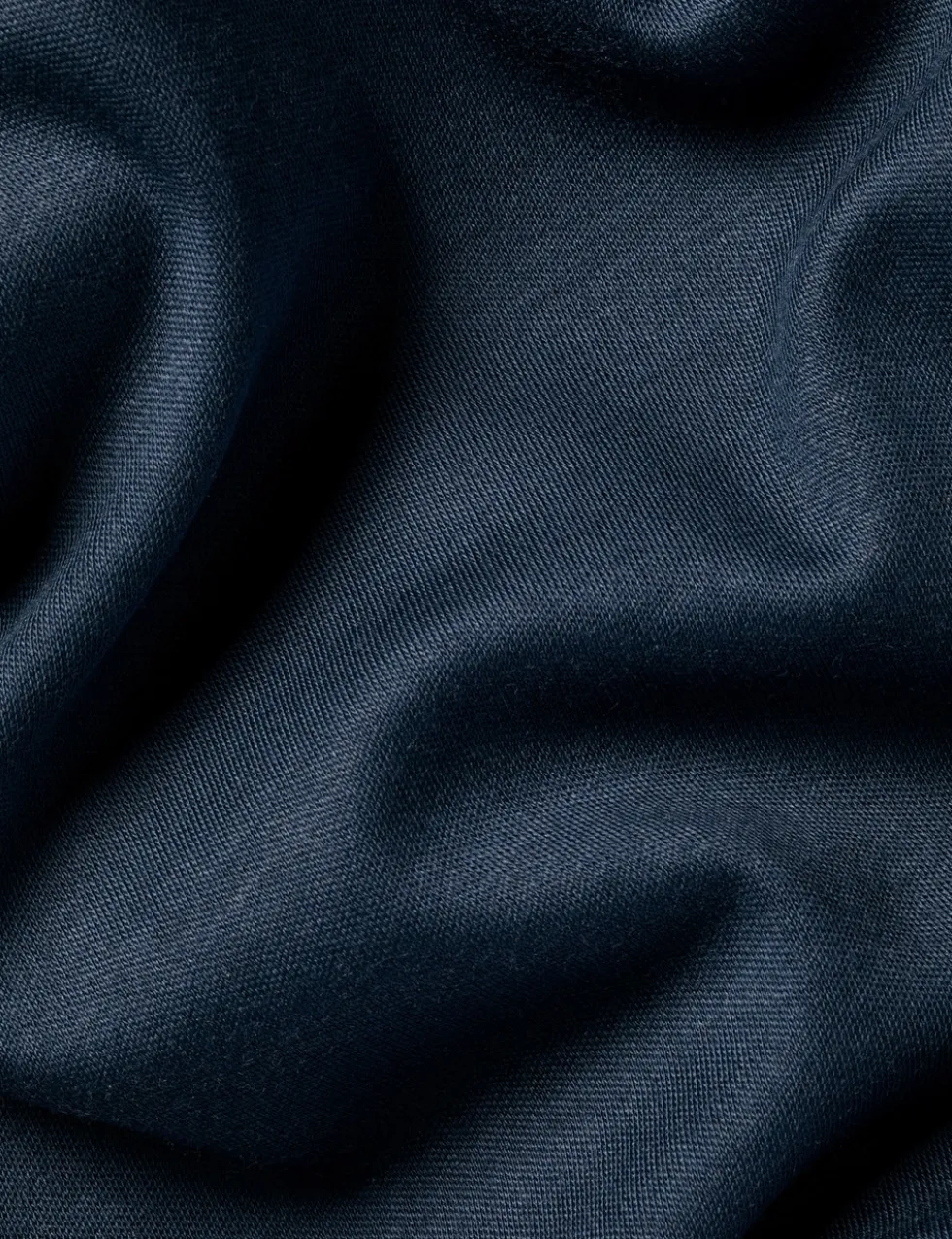 Pure Cotton Jersey Long Sleeve Polo Shirt