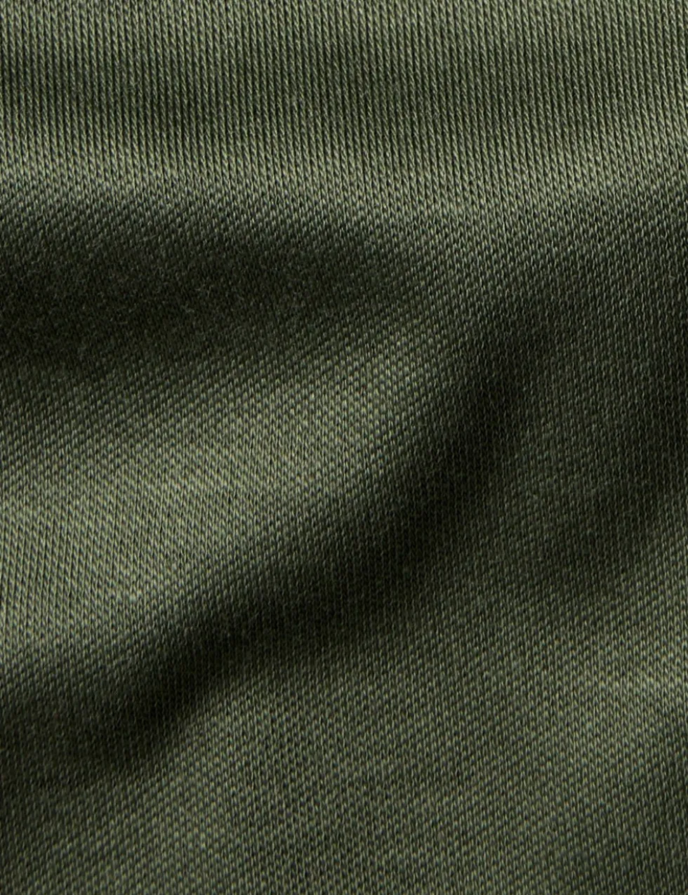 Pure Cotton Jersey Long Sleeve Polo Shirt