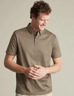 Pure Cotton Jersey Polo Shirt
