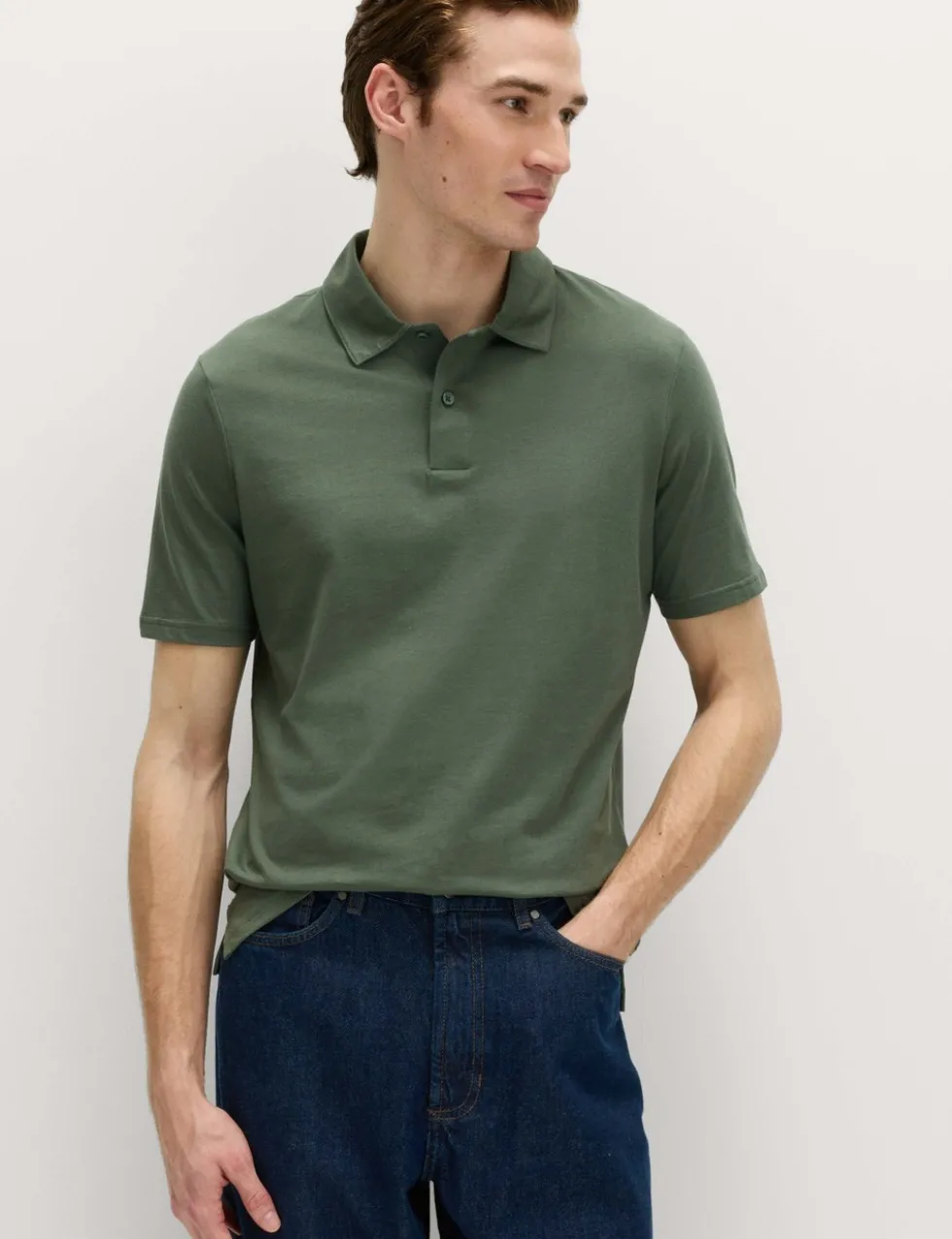 Pure Cotton Jersey Polo Shirt