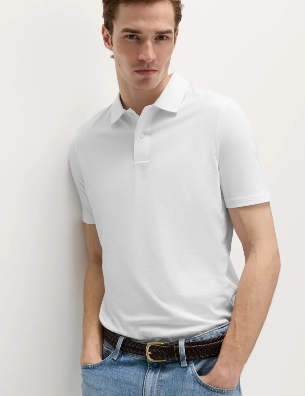 Pure Cotton Jersey Polo Shirt
