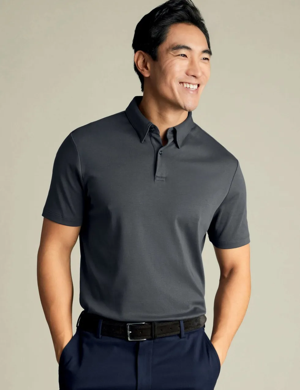 Pure Cotton Jersey Polo Shirt