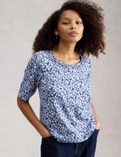 Pure Cotton Jersey Printed Top
