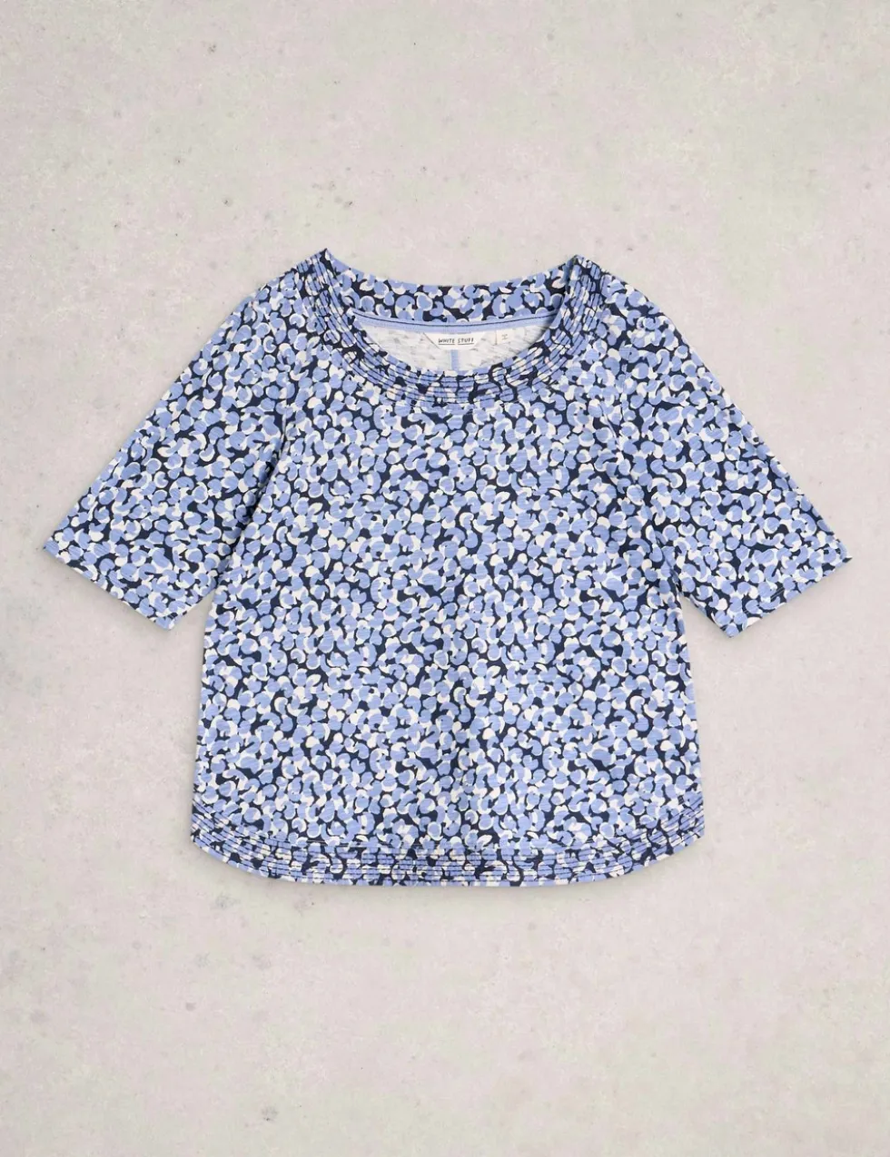 Pure Cotton Jersey Printed Top