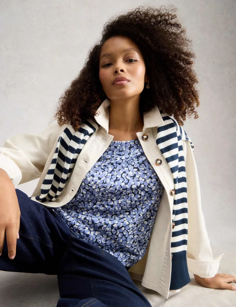Pure Cotton Jersey Printed Top