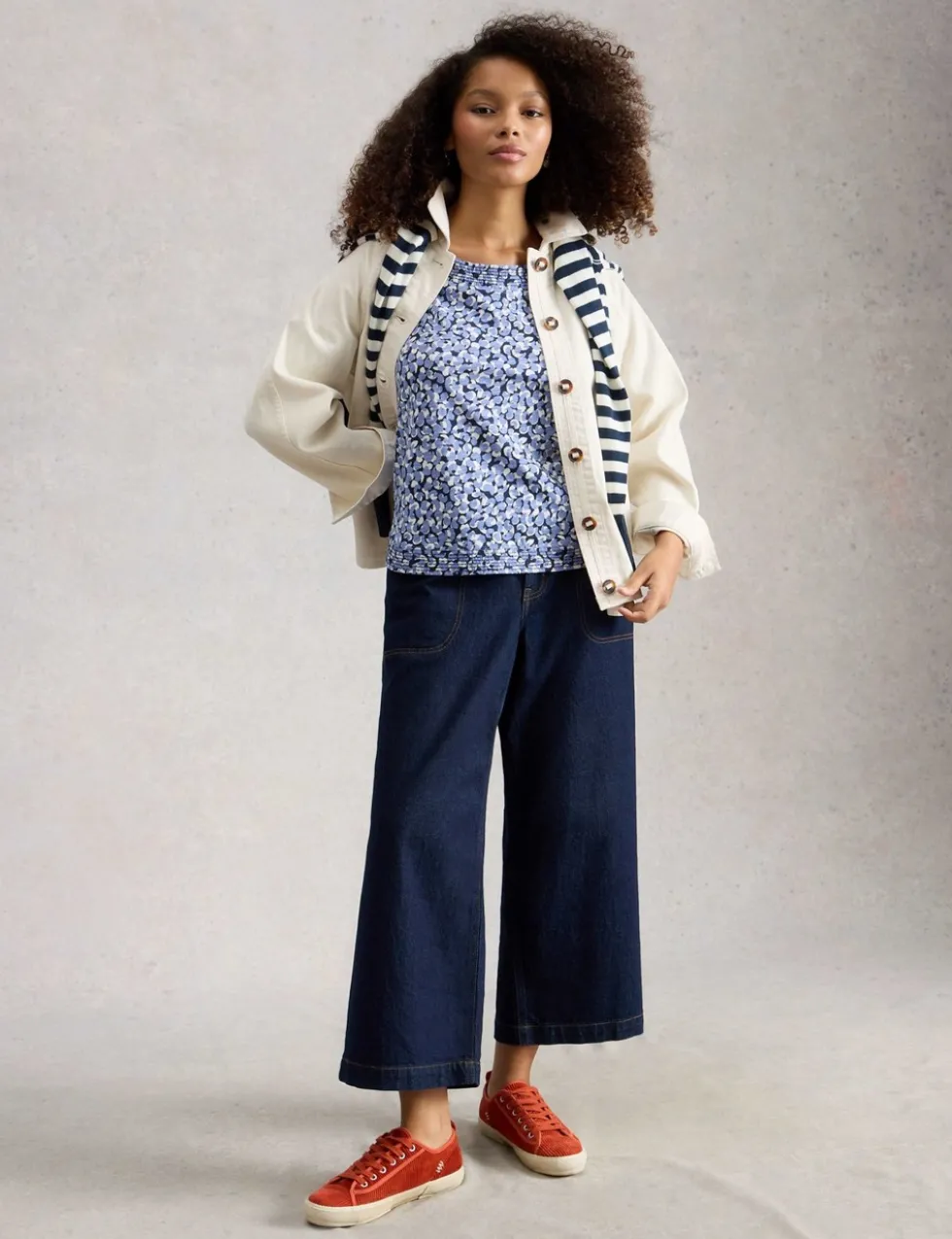 Pure Cotton Jersey Printed Top