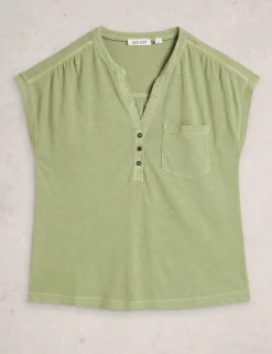 Pure Cotton Jersey Sleeveless Top