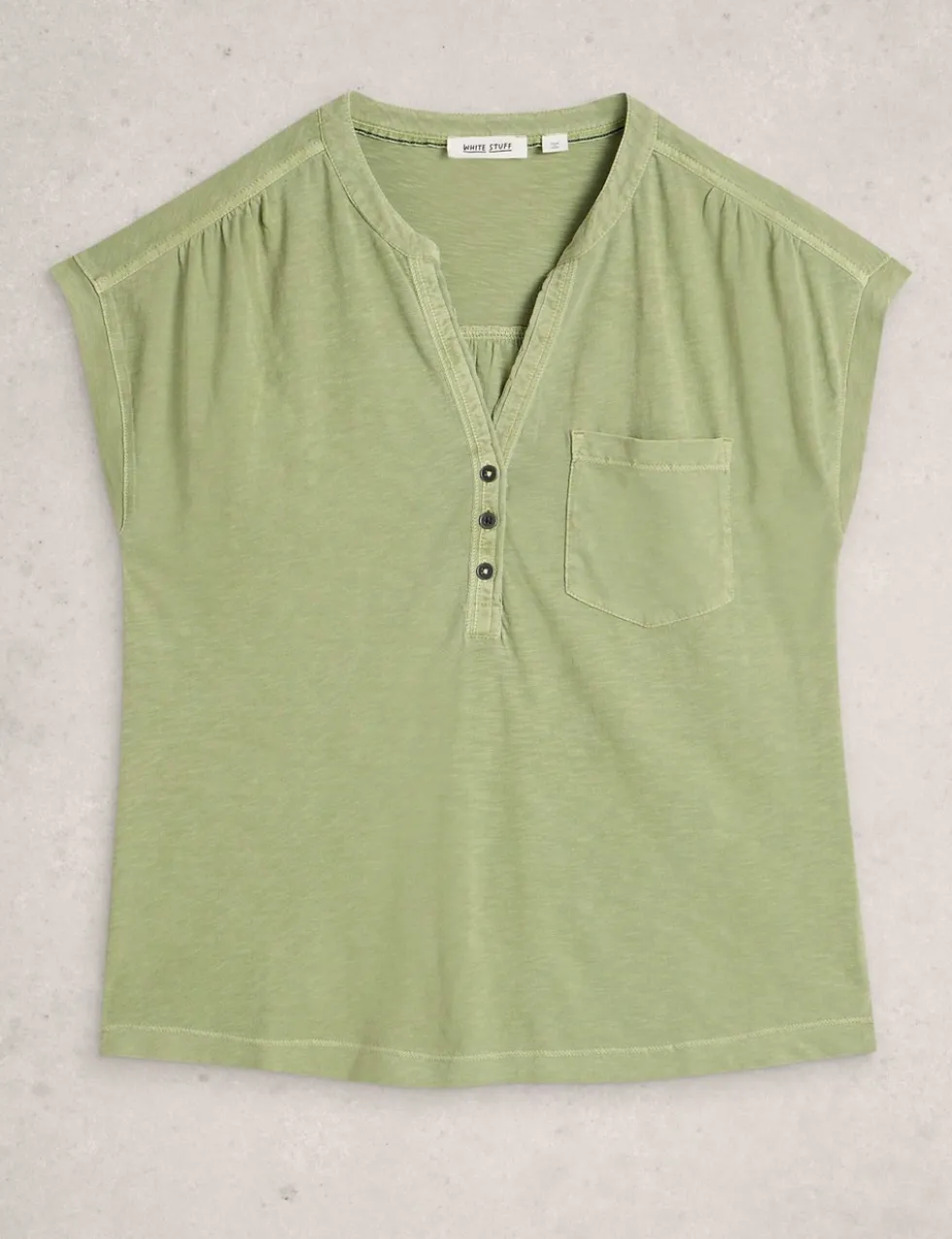Pure Cotton Jersey Sleeveless Top