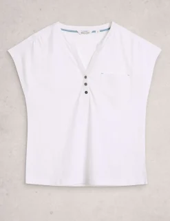 Pure Cotton Jersey Sleeveless Top