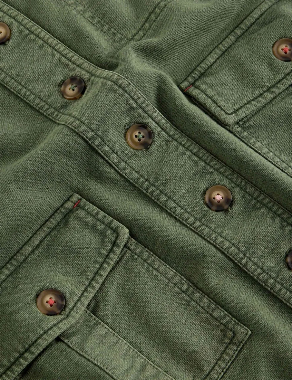 Pure Cotton Jersey Utility Jacket
