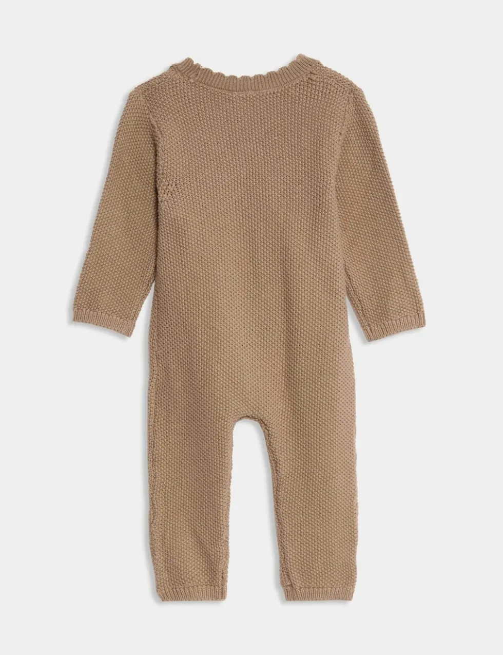 Pure Cotton Knitted All in One with Booties (0-12 Mths)
