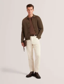 Pure Cotton Knitted Overshirt