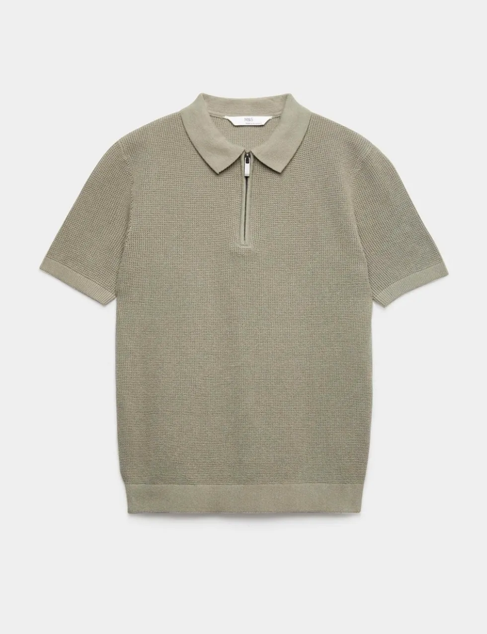 Pure Cotton Knitted Polo Shirt (6-16 Yrs)