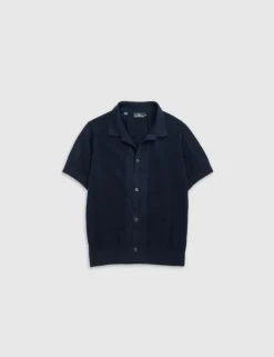 Pure Cotton Knitted Polo Shirt
