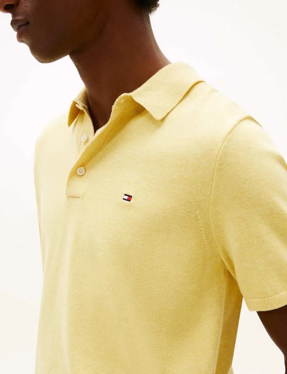Pure Cotton Knitted Polo Shirt