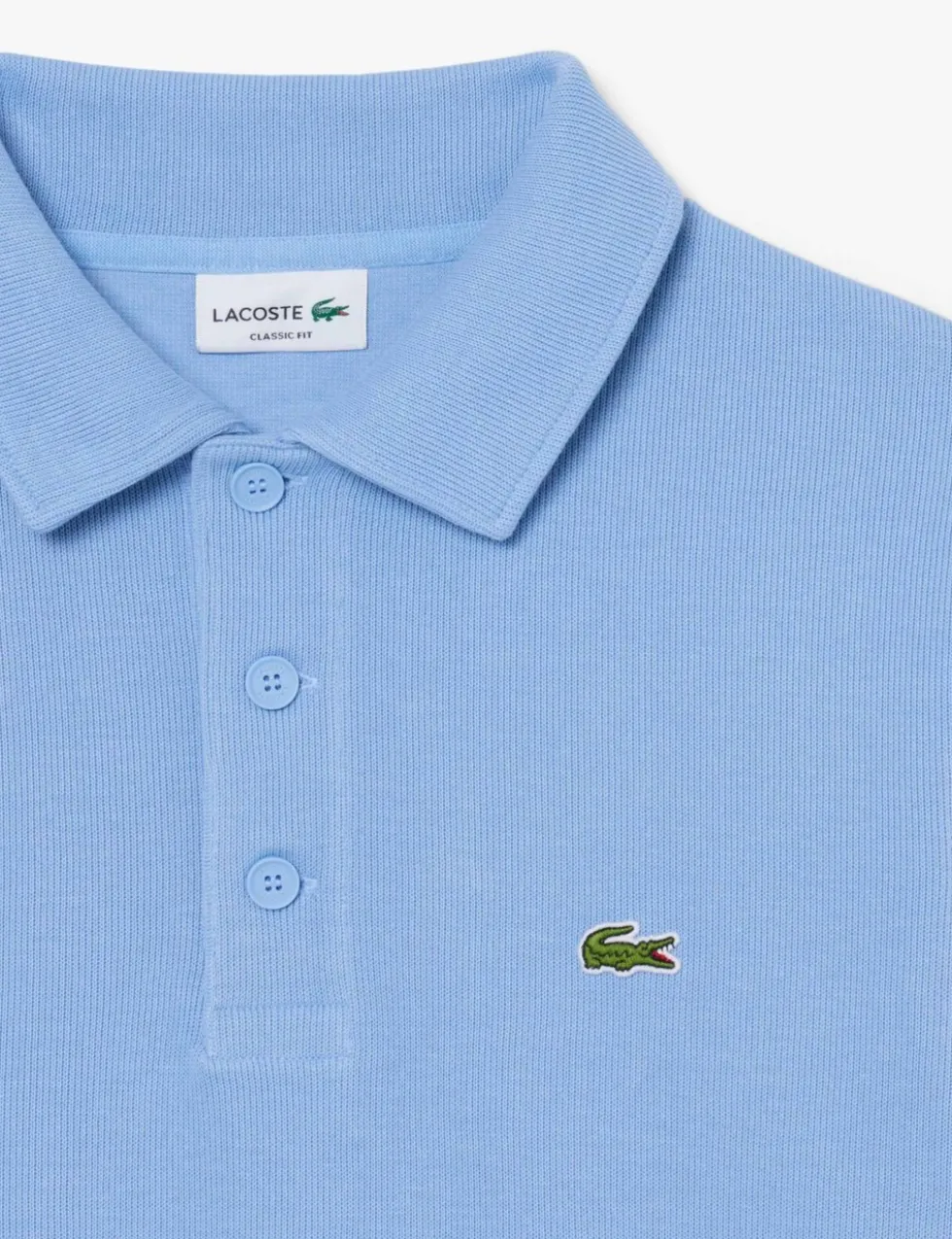 Pure Cotton Knitted Polo Collar Sweatshirt