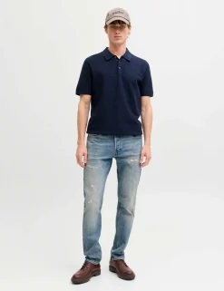 Pure Cotton Knitted Polo Shirt