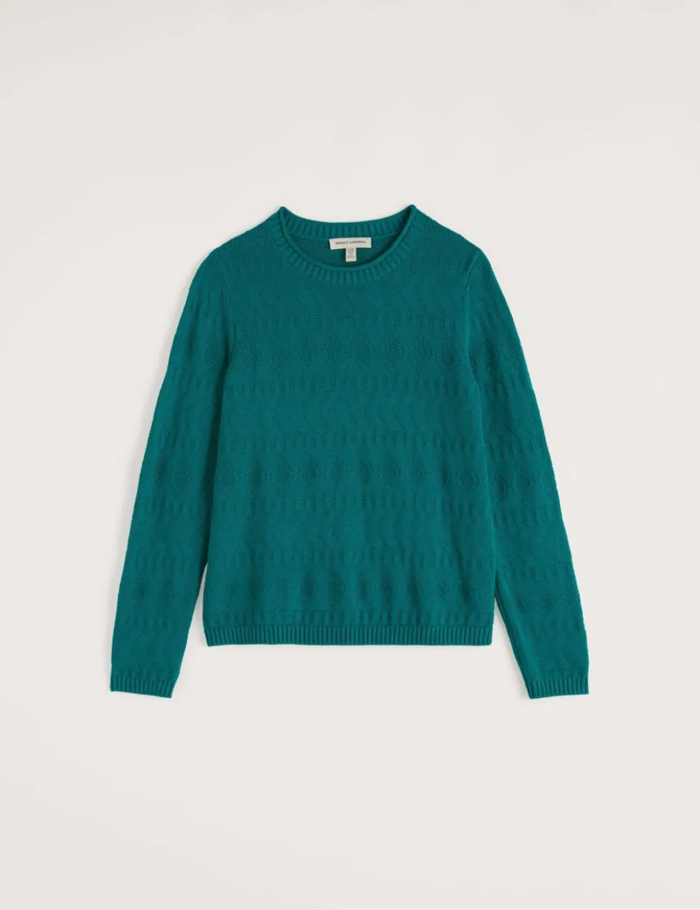 Pure Cotton Knitted Relaxed Jumper