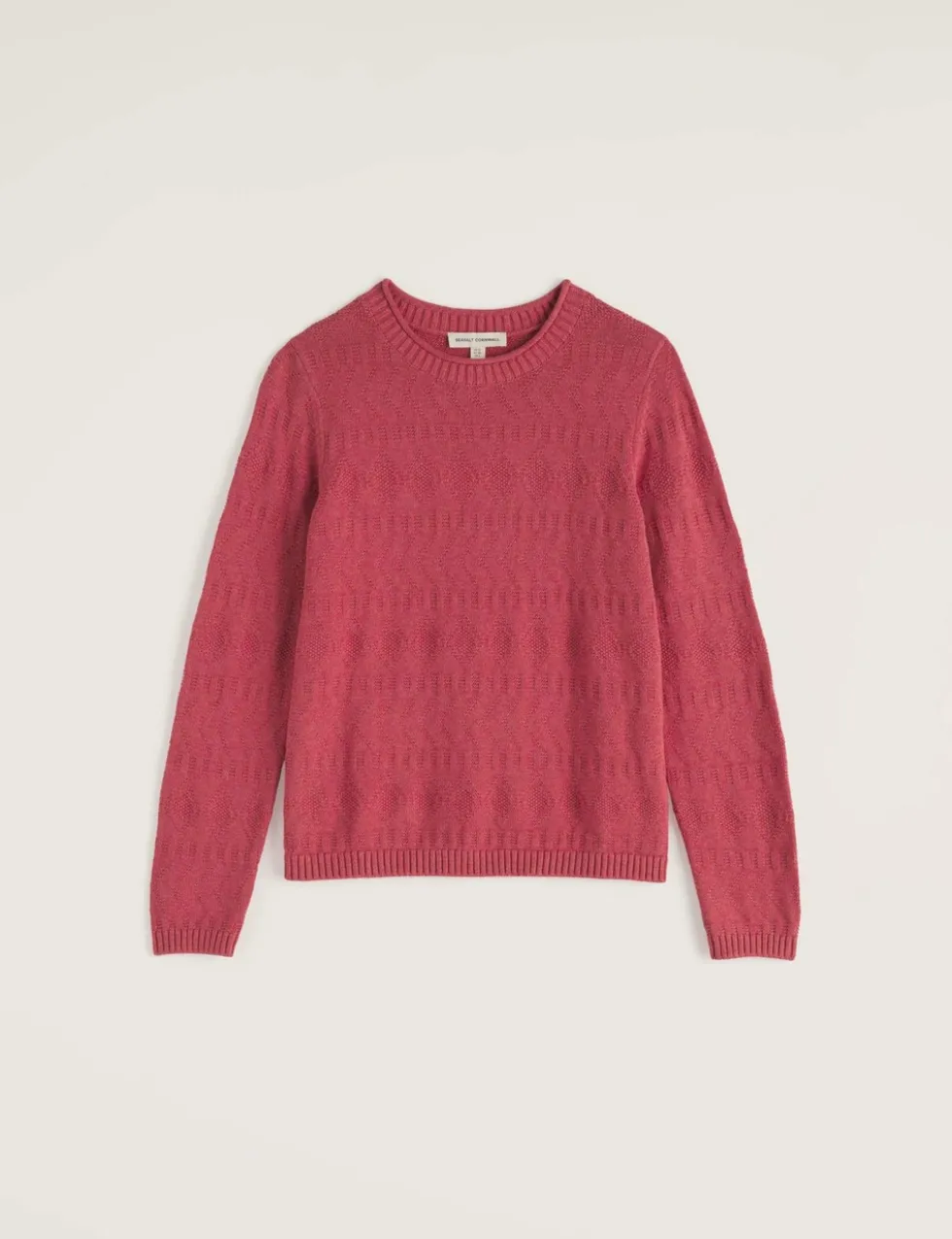 Pure Cotton Knitted Relaxed Jumper