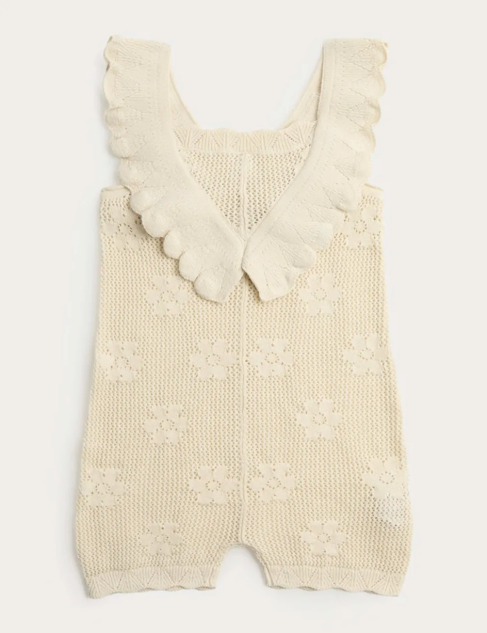 Pure Cotton Knitted Romper (0-3 Yrs)