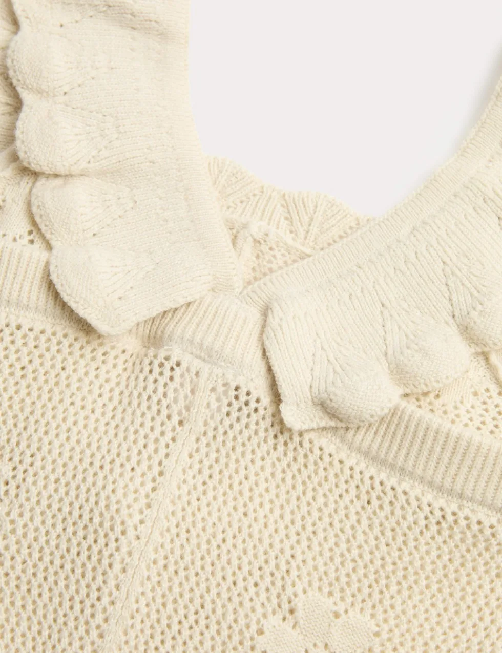 Pure Cotton Knitted Romper (0-3 Yrs)