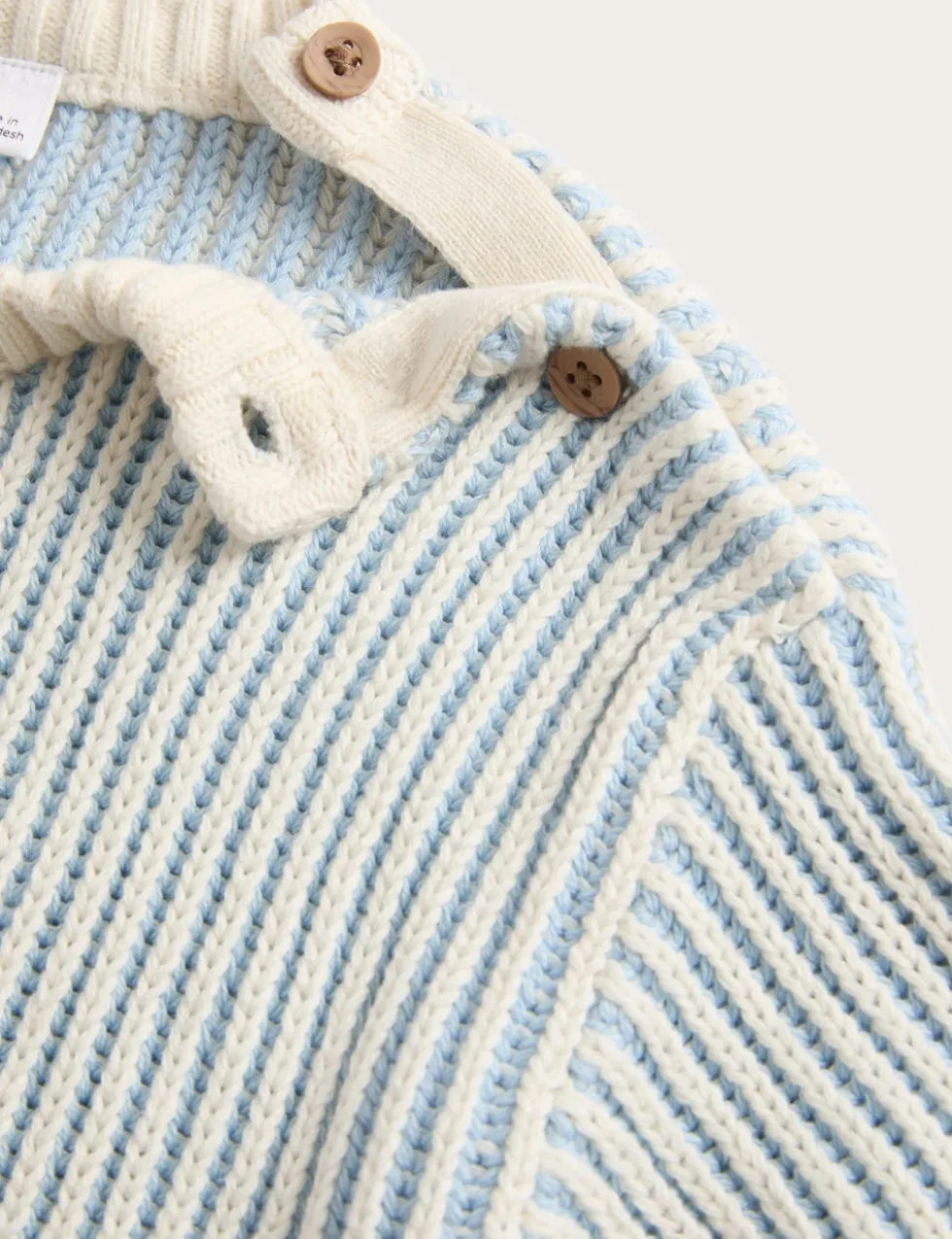 Pure Cotton Knitted Striped Jumper (0-5 Yrs)