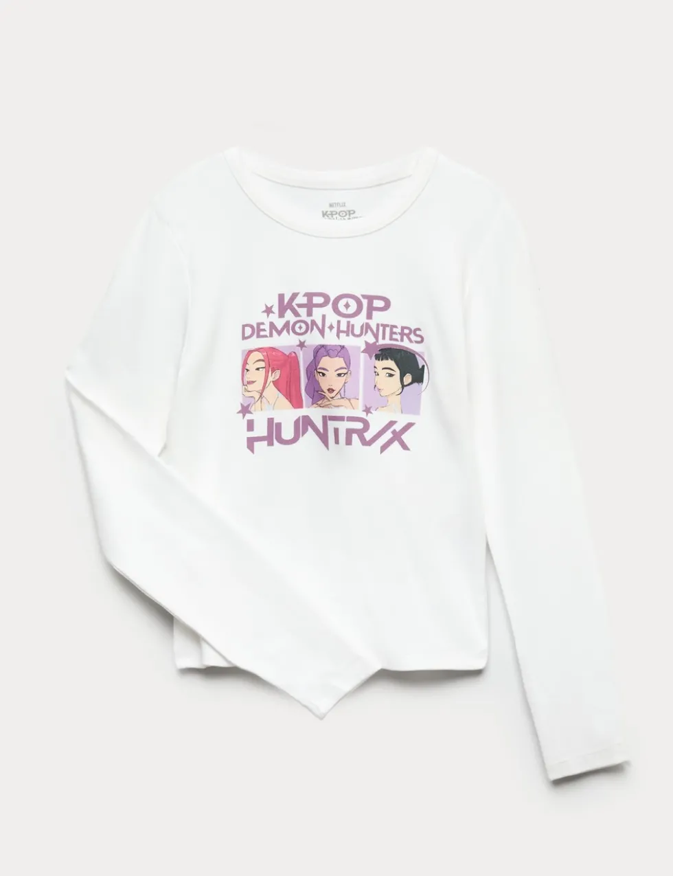 Pure Cotton K-Pop Demon Hunters™ Fitted Crop Top (6-16 Yrs)