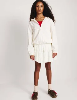 Pure Cotton Lace Up Elasticated Waist Skirt (6-16 Yrs)