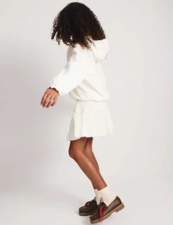 Pure Cotton Lace Up Elasticated Waist Skirt (6-16 Yrs)