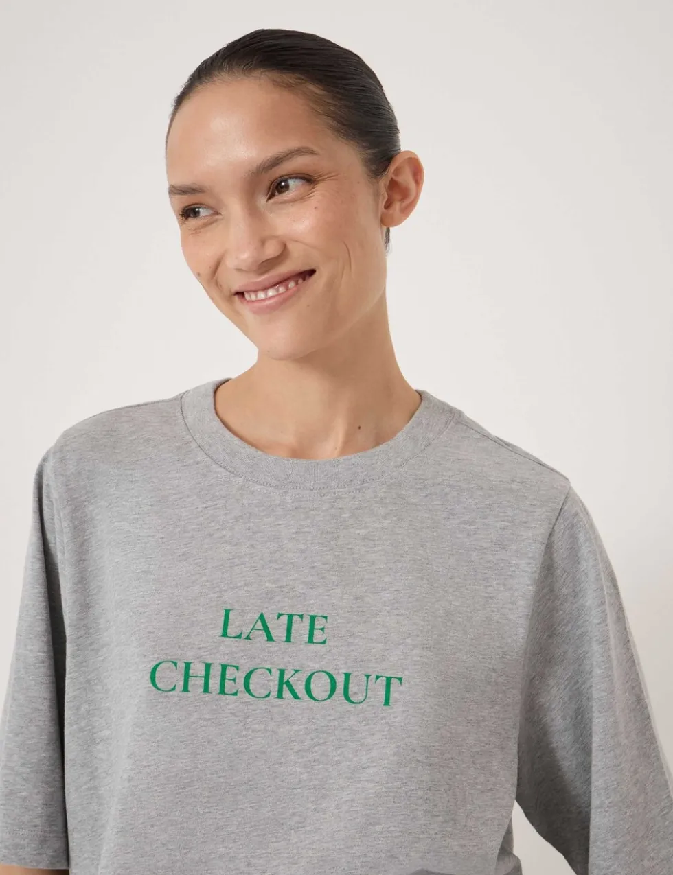 Pure Cotton Late Check Out T-Shirt