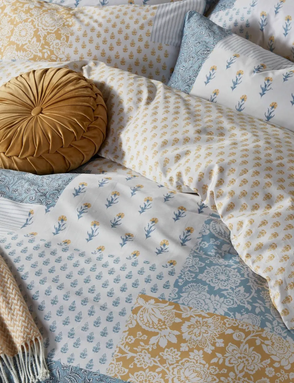Pure Cotton Laurissa Patchwork Bedding Set